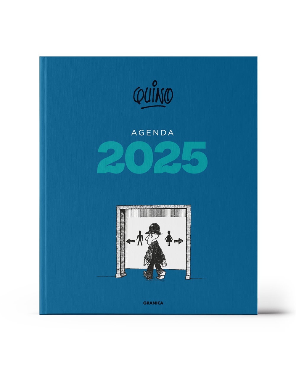 Quino 2025, Agenda Encuadernada Azul